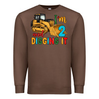 Chestnut i'm 2 and digging it Premium Sweatshirt - Artiststas