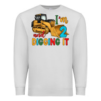 Dove Grey i'm 2 and digging it Premium Sweatshirt - Artiststas