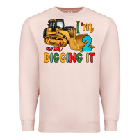 Pale Pink i'm 2 and digging it Premium Sweatshirt - Artiststas