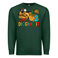 Sports Green i'm 2 and digging it Premium Sweatshirt - Artiststas