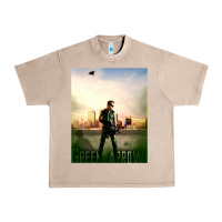 French Oak green arrow Urban Heavy Tee - lanVoArt