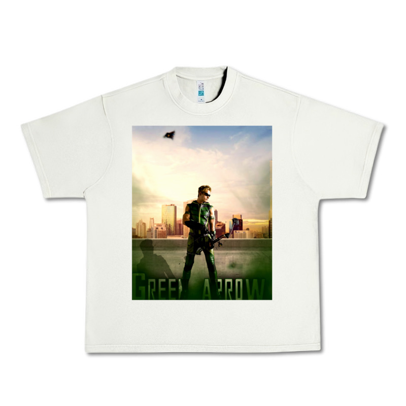 Green Arrow Urban Heavy Tee by lanVoArt | Teevron
