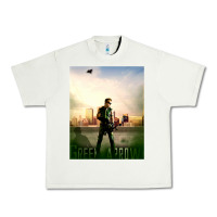 Pistachio green arrow Urban Heavy Tee - lanVoArt