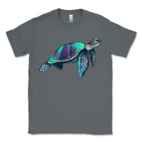Charcoal Heather turtle Classic Tee - RanaPortraitStore