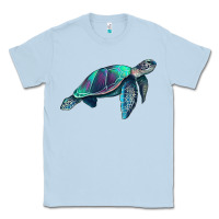 Dusty Blue turtle Classic Tee - RanaPortraitStore