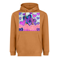 Meerkat love Heavyweight Hoodie - CowhideDigitalArt