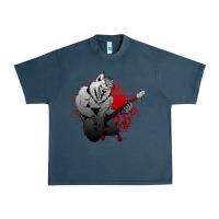 Midnight Navy Guitar Player Gift Guitarist Guitar Urban Heavy Tee - lanVoArt