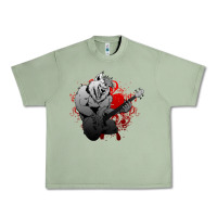 Oil Green Guitar Player Gift Guitarist Guitar Urban Heavy Tee - lanVoArt