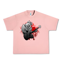 Salmon Guitar Player Gift Guitarist Guitar Urban Heavy Tee - lanVoArt