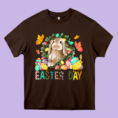 Easter Day Heavy Core Tee Designed By Bundleandbundleshop