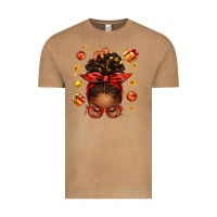 Vintage Camel christmas afro messy bun Vintage Tee - texasbilliewilder