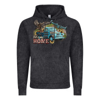 Vintage Black Truck USA country road take me home 4th of july Vintage Hoodie - HowdyJamesFarm