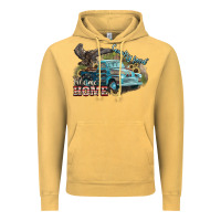 Vintage Mustard Truck USA country road take me home 4th of july Vintage Hoodie - HowdyJamesFarm