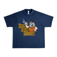 Navy yabba dabba doobie! Urban Heavy Tee - lanVoArt