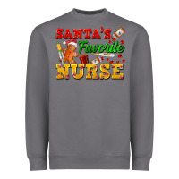 Storm Santa's Favorite Nurse Heavyweight Sweatshirt - FaDigitalArtStudio