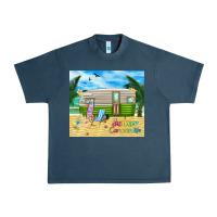 Midnight Navy summer caravan life Urban Heavy Tee - TumblerDesignByShophia