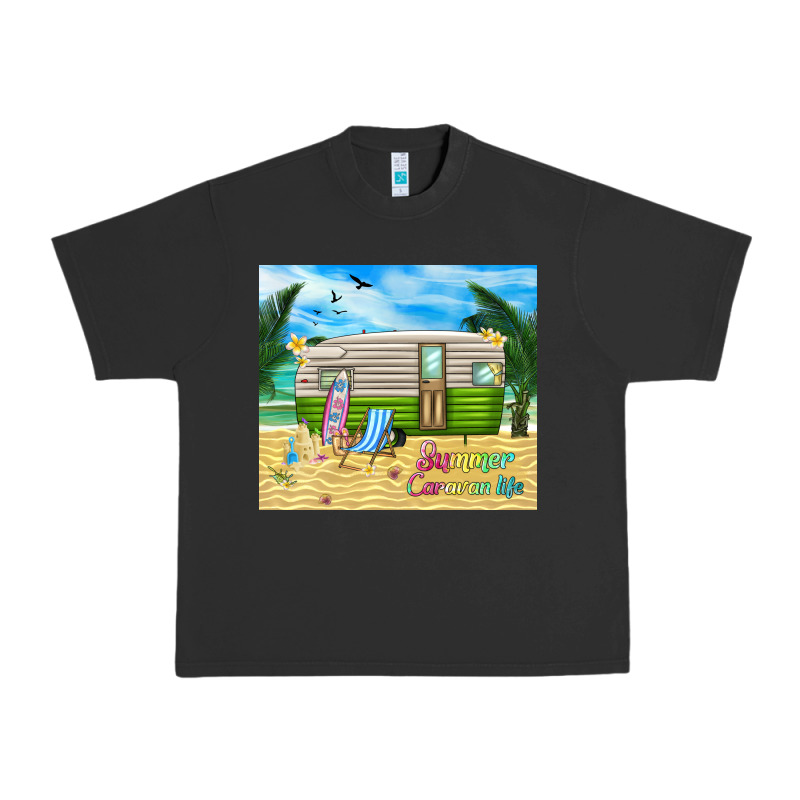 Summer Caravan Life Urban Heavy Tee by TumblerDesignByShophia | Teevron