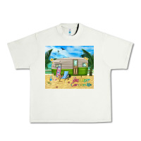 Pistachio summer caravan life Urban Heavy Tee - TumblerDesignByShophia