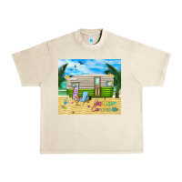 Sandshell summer caravan life Urban Heavy Tee - TumblerDesignByShophia