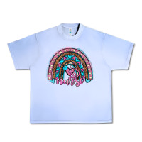 Grape Ice leopard cowhide nurse rainbow Urban Heavy Tee - JahusDesignShop