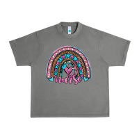 Tornado leopard cowhide nurse rainbow Urban Heavy Tee - JahusDesignShop