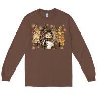 Chestnut snowman with christmas trees 11inches Long Sleeve Tee - CowGirlArtShop