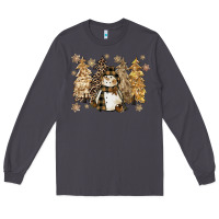 Smoke snowman with christmas trees 11inches Long Sleeve Tee - CowGirlArtShop