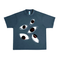 Midnight Navy weirdcore staring Urban Heavy Tee - lanVoArt