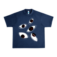 Navy weirdcore staring Urban Heavy Tee - lanVoArt