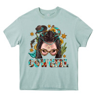 Arona Western Cowgirl Braid Hair Heavy Core Tee - BundleAndBundleShop