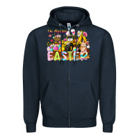 Navy Im Digging Easter Zipper Hoodie - CowhideDigitalArt