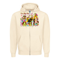 Sandshell Im Digging Easter Zipper Hoodie - CowhideDigitalArt