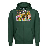Sports Green Im Digging Easter Zipper Hoodie - CowhideDigitalArt