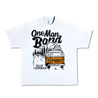White old dominion one man Urban Heavy Tee - lanVoArt