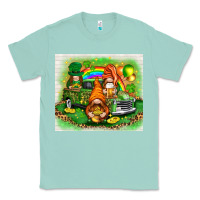 Seafoam st patricks day gnomies with truck Classic Tee - NancyCooperArtShop