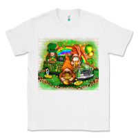 White st patricks day gnomies with truck Classic Tee - NancyCooperArtShop
