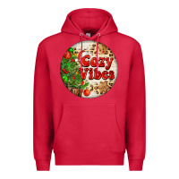 Cardinal Cozy vibes Premium Hoodie - FaDigitalArtStudio