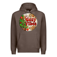 Coffee Cozy vibes Premium Hoodie - FaDigitalArtStudio