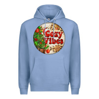 Colony Blue Cozy vibes Premium Hoodie - FaDigitalArtStudio