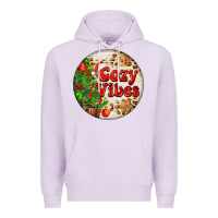 Lilac Cozy vibes Premium Hoodie - FaDigitalArtStudio