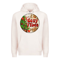 Pale Pink Cozy vibes Premium Hoodie - FaDigitalArtStudio