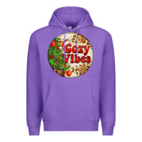 Purple Cozy vibes Premium Hoodie - FaDigitalArtStudio