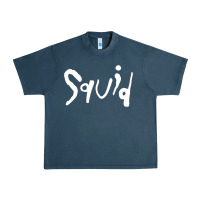 Midnight Navy squid Urban Heavy Tee - lanVoArt