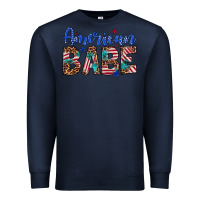 Navy american babe Premium Sweatshirt - Artiststas