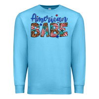 Ocean Blue american babe Premium Sweatshirt - Artiststas