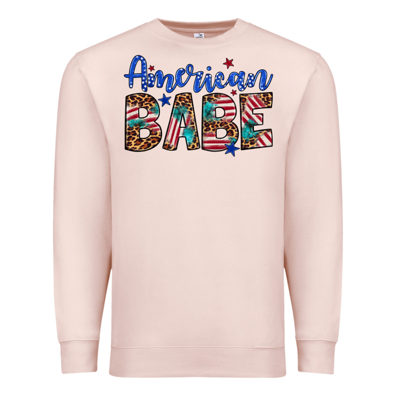 American Babe Premium Sweatshirt by Artiststas | Teevron