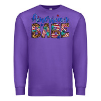 Purple american babe Premium Sweatshirt - Artiststas