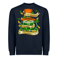 Navy buy me green beer and tell me ı am pretty Heavyweight Sweatshirt - FaDigitalArtStudio