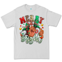 Dove Grey merry and bright black man sneakers Premium Tee - RanaPortraitStore