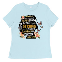 Black Woman Silhouette Ladies Tee | Teevron